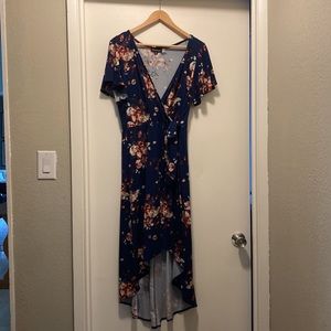 Fortune + Ivy Floral High Low Dress